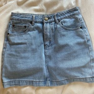 Denim skirt